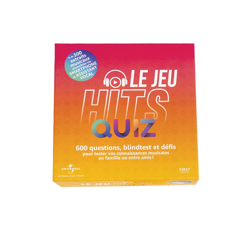 Le jeu Hits quiz - 600 questions blindtest et défis ! book