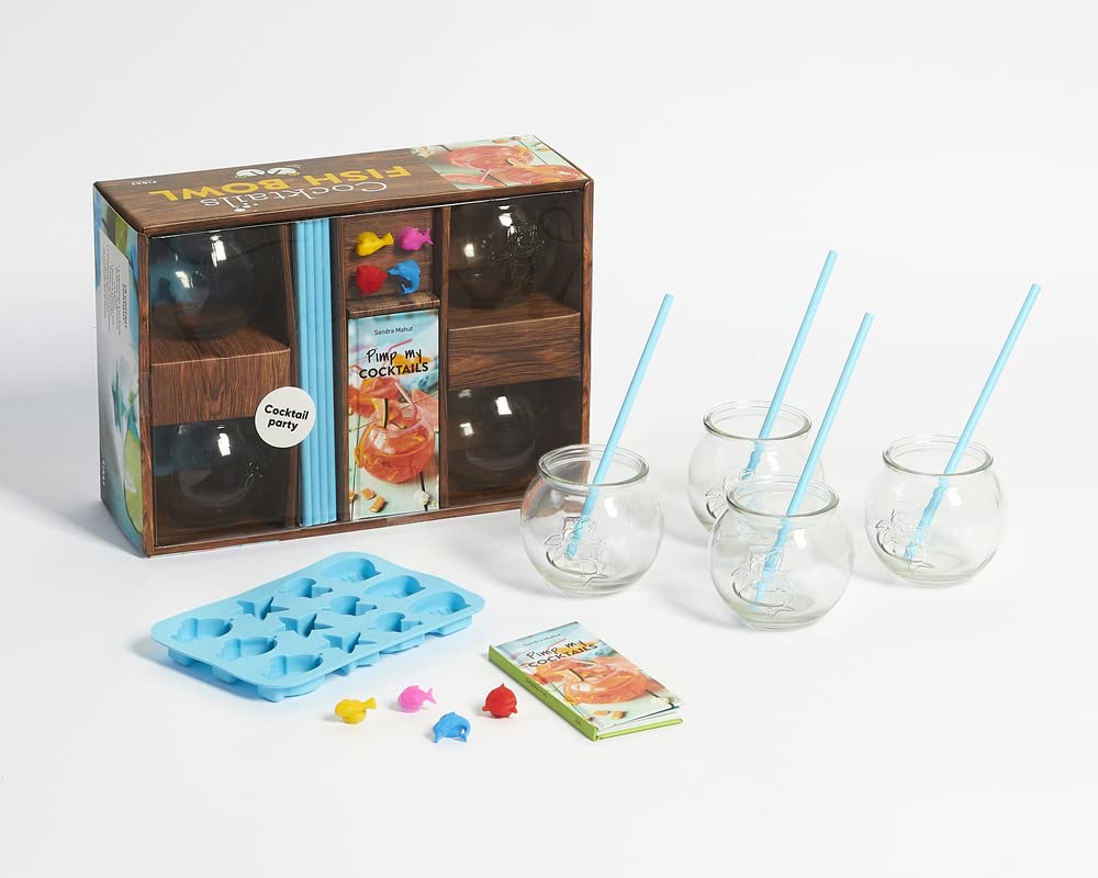 Coffret Le fish bowl à cocktail - boîte et accessoire book