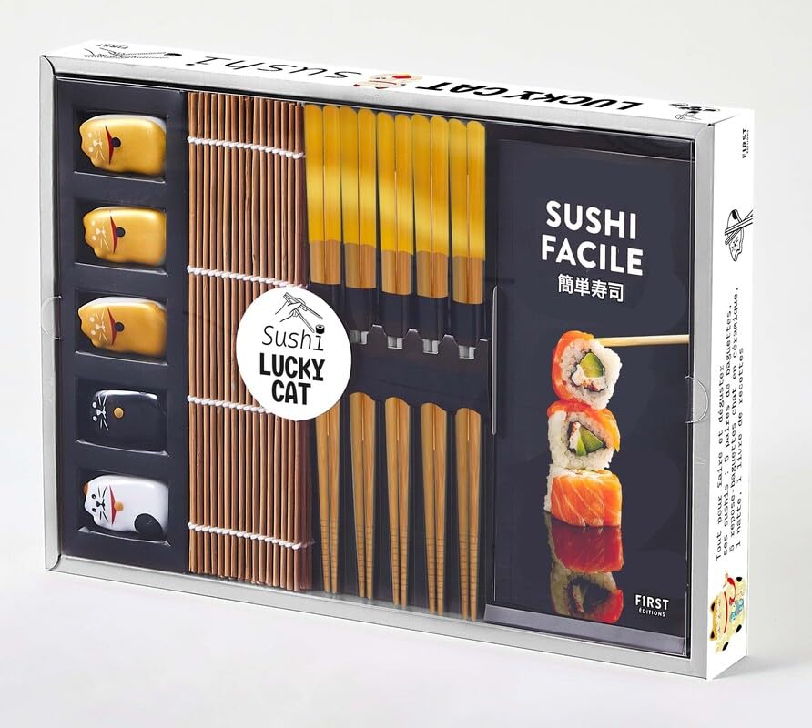 Coffret Lucky cat sushis édition collector book