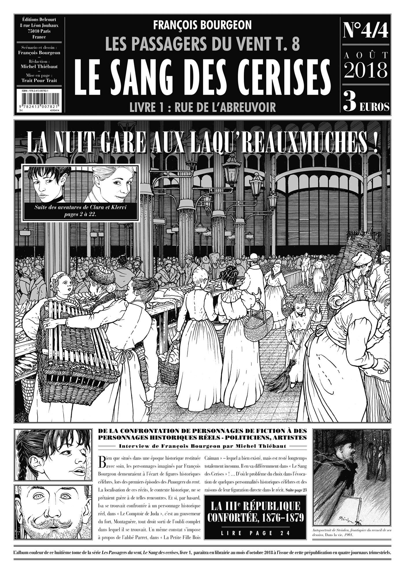 Les Passagers du vent T08: Le sang des cerises Journal 4/4 Manga