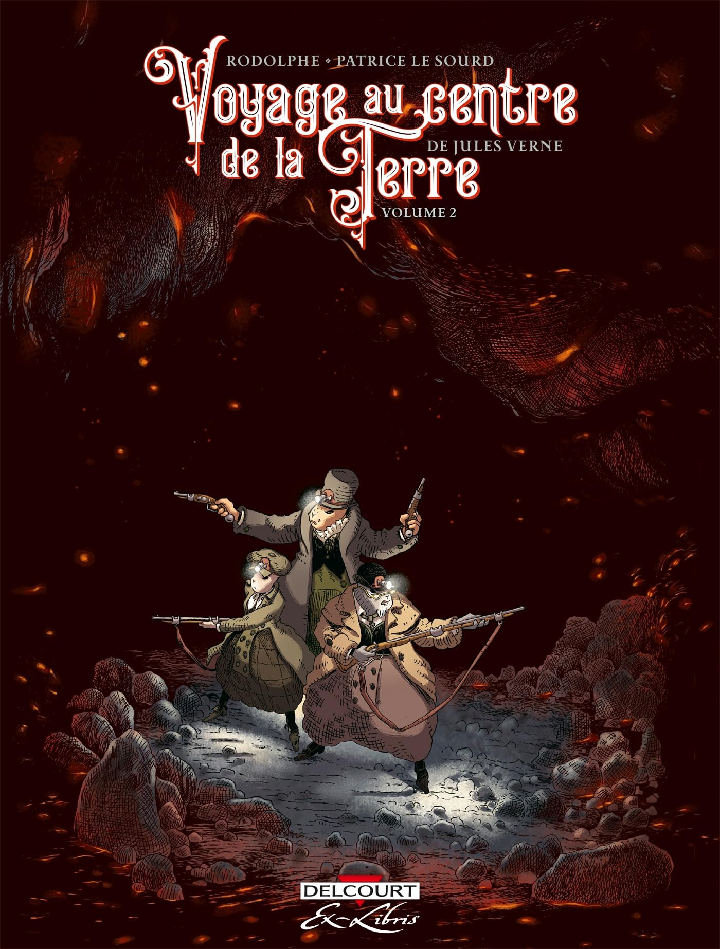 Voyage au centre de la terre, de Jules Verne T02 Manga