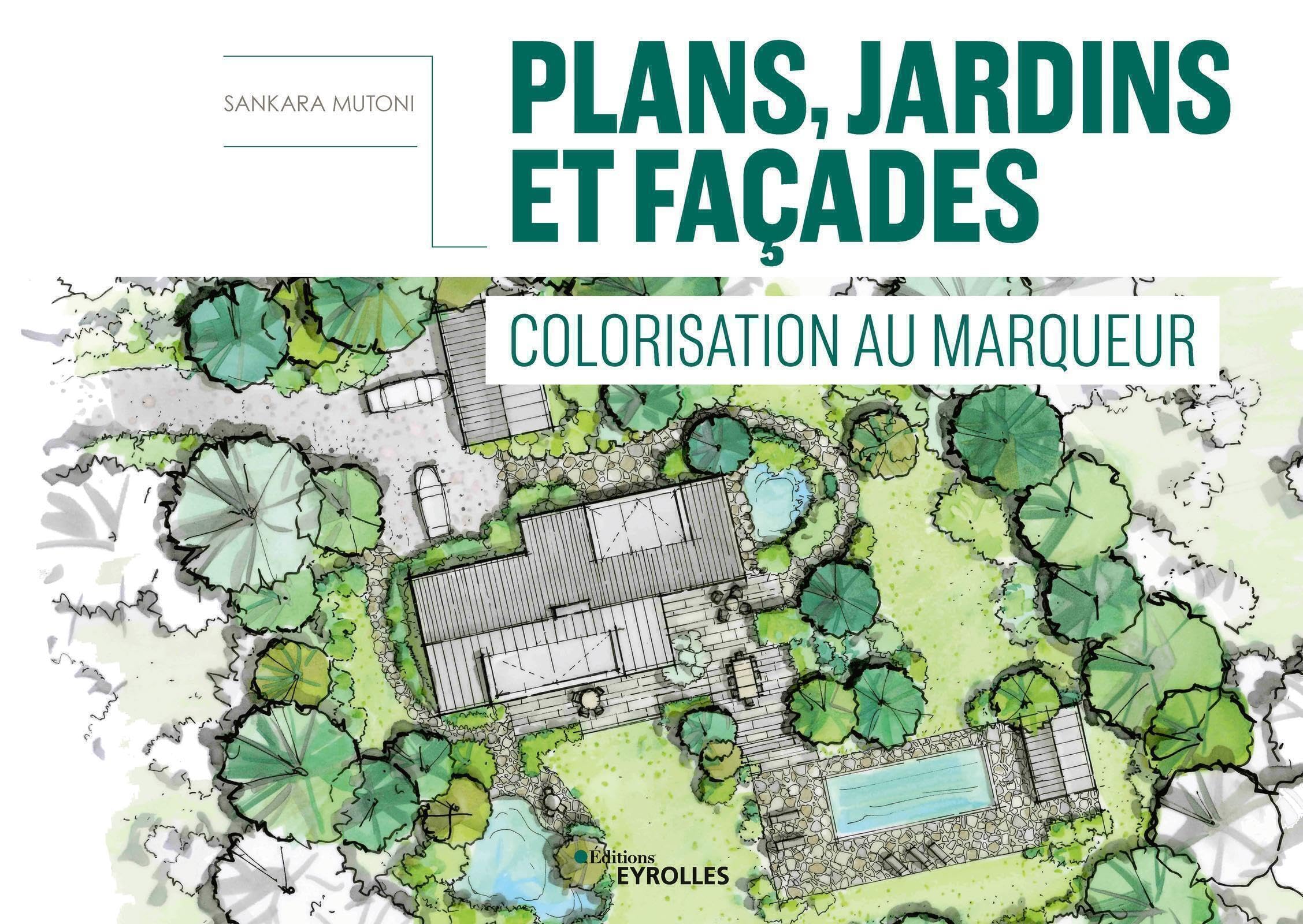Plans, jardins et façades - Colorisation au marqueur book