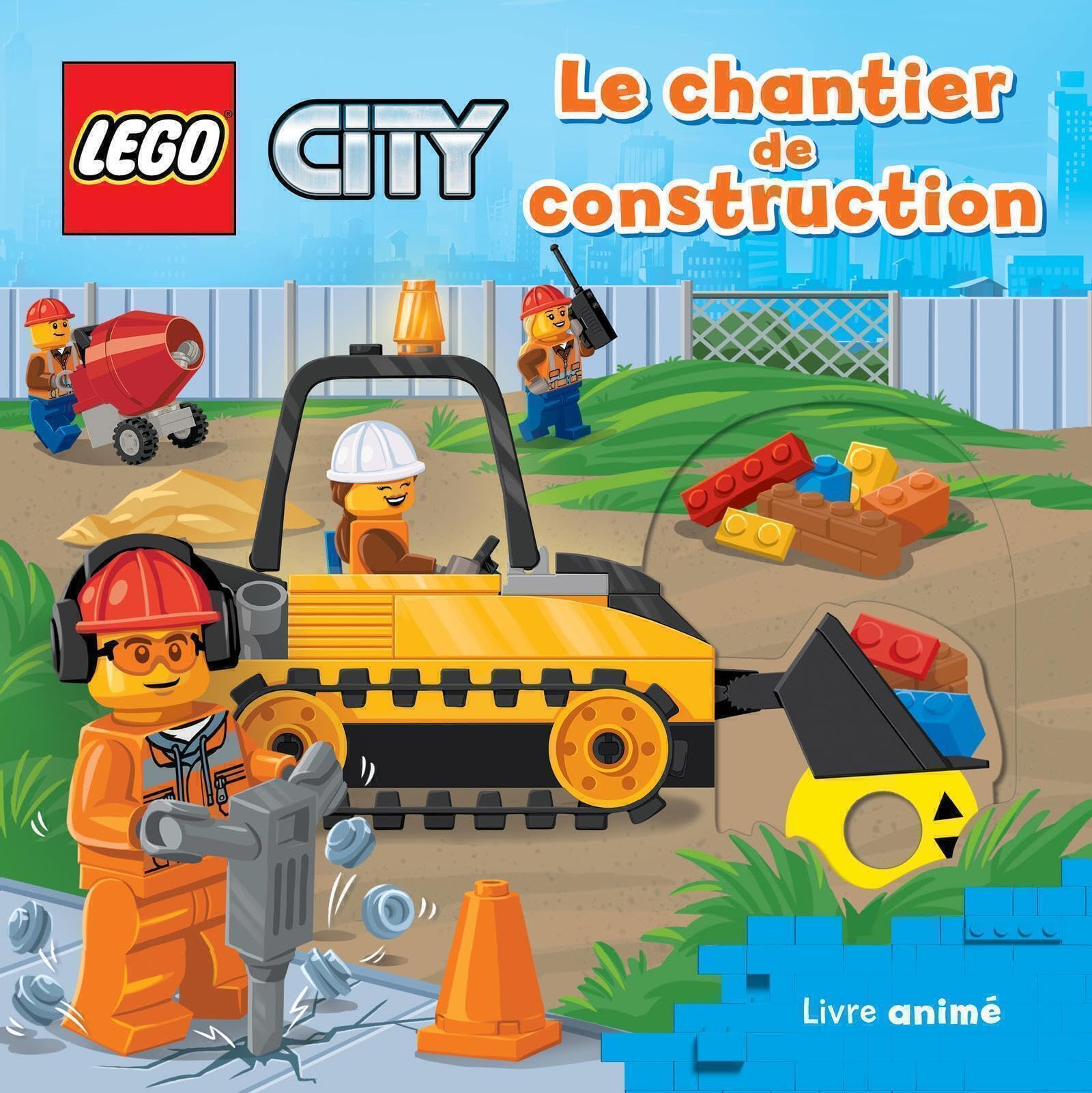 LEGO® City Le chantier de construction: Livre animé book