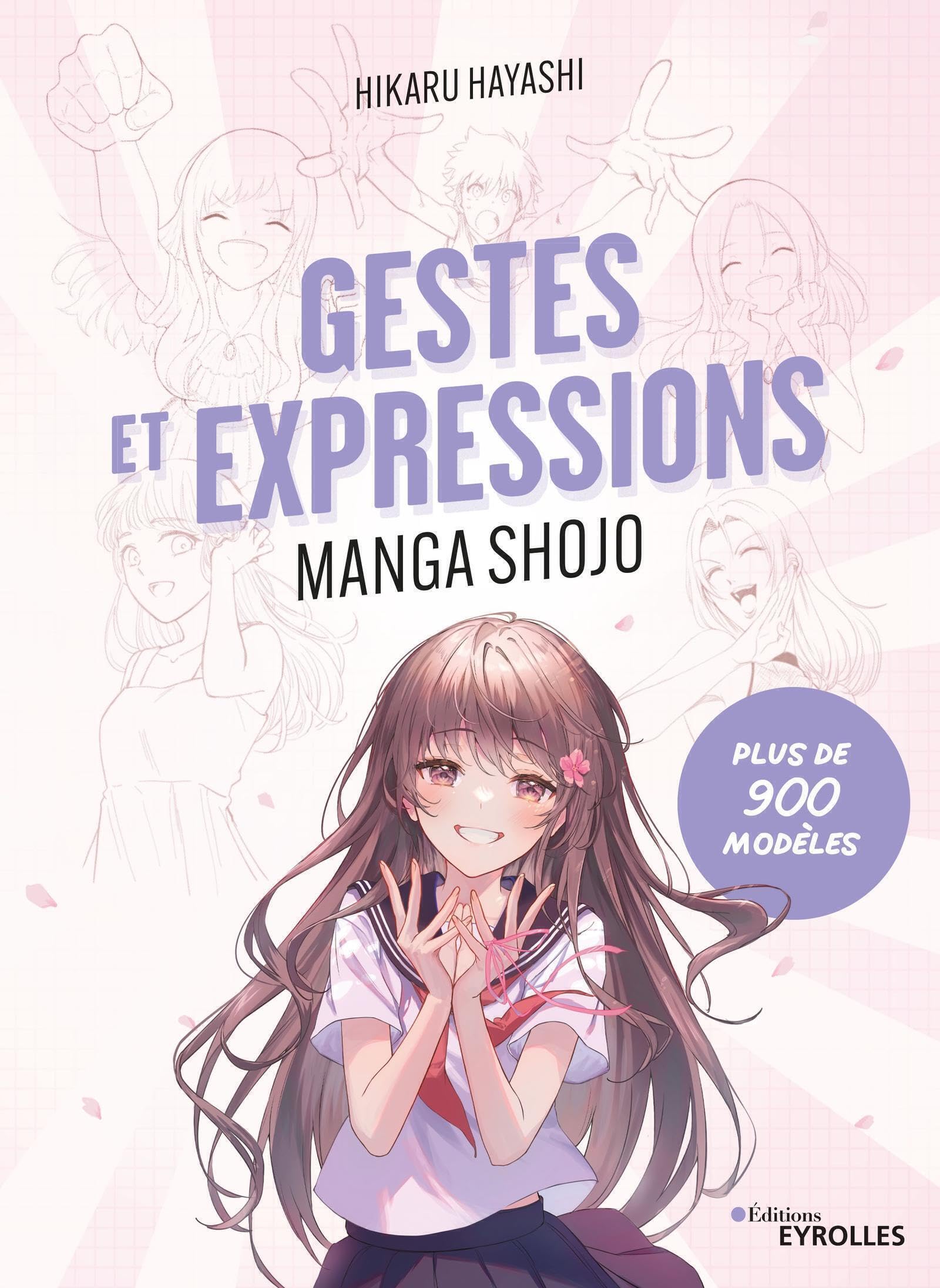 Gestes et expressions manga shojo book