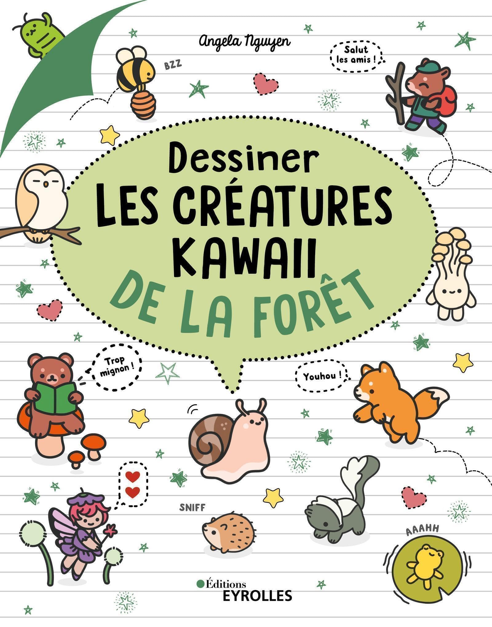 Dessiner les créatures kawaii de la forêt book
