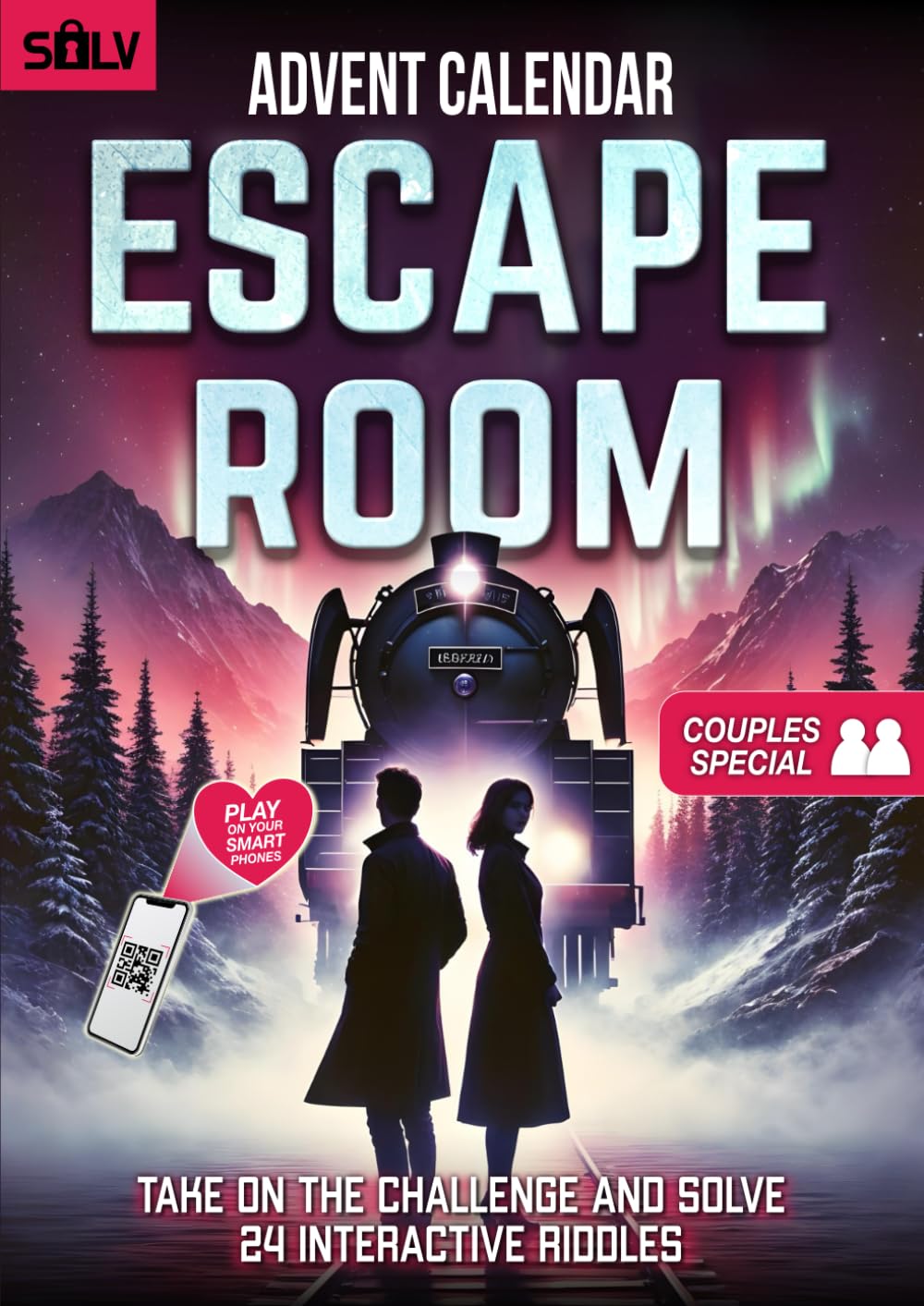 The Escape Room Advent Calendar for Couples: 24 Days of Fun with Interactive Riddles to play Together (Book+App) Leisure & Fun