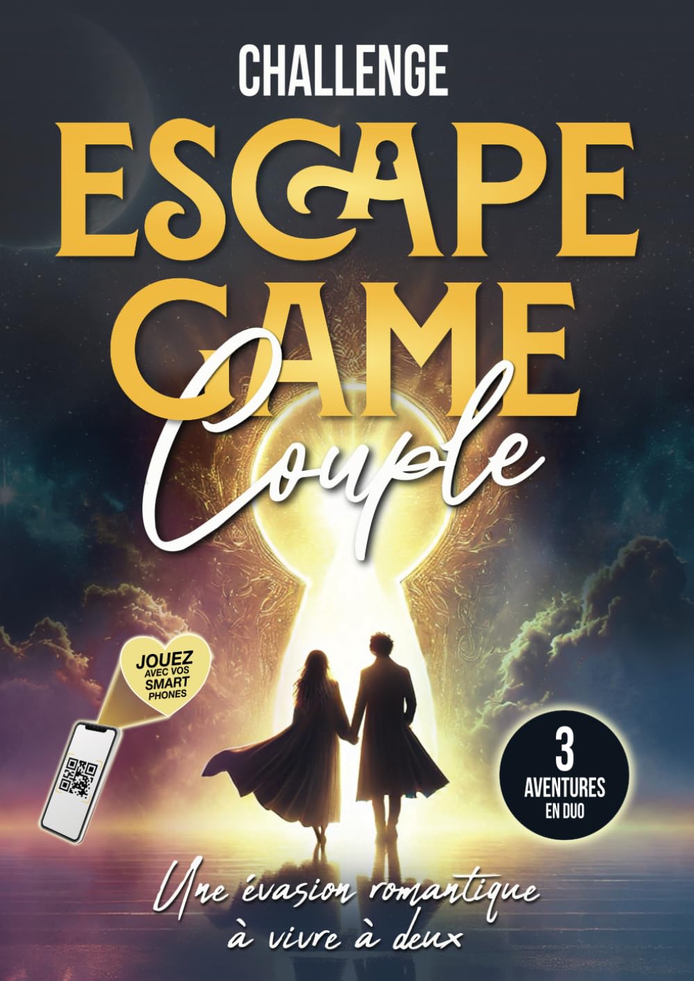 Challenge Escape Game Couple: Une évasion romantique à vivre à deux, 3 aventures collaboratives à résoudre avec son smartphone (Livre énigmes pour adultes) (Livres Escape Game 2.0) Leisure & Fun