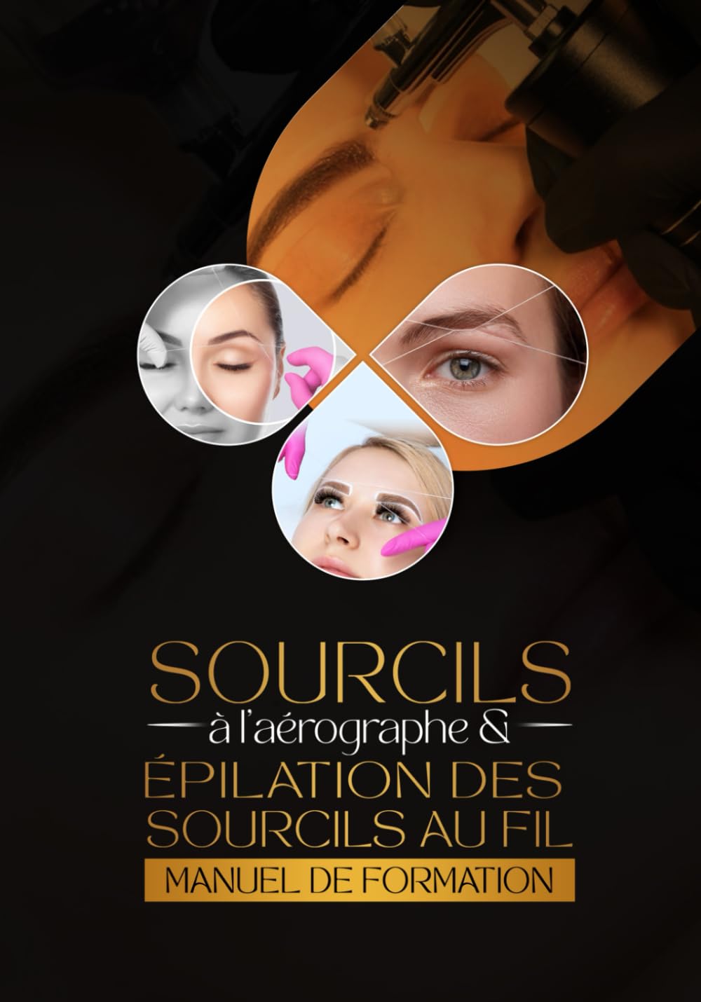 Manuel de formation sur la teinture des sourcils à l’aérogare et l’épilation des sourcils au fil book