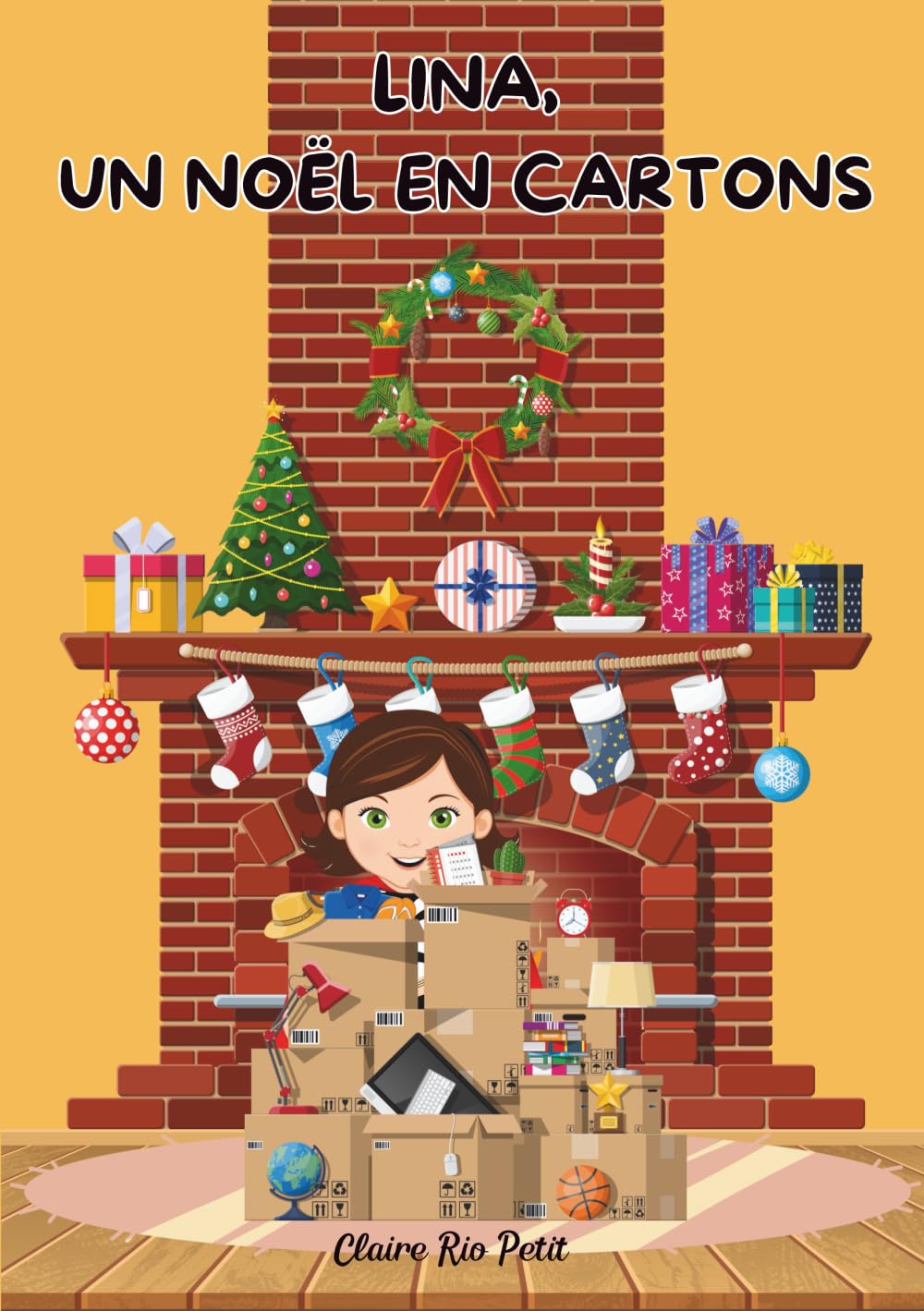 Lina, Un Noël en cartons book
