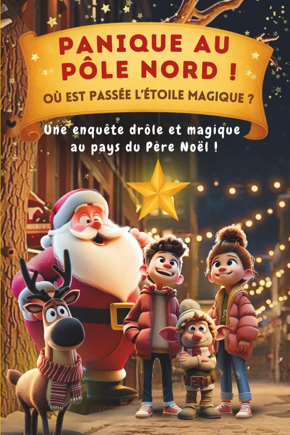 Panique au Pôle Nord ! Où est passée l’étoile magique ?: Conte magique de Noël pour enfants 5 à 9 ans – Livre enfant avec le Père Noël, ses lutins et ... en famille, parfaite comme cadeau de Noël book