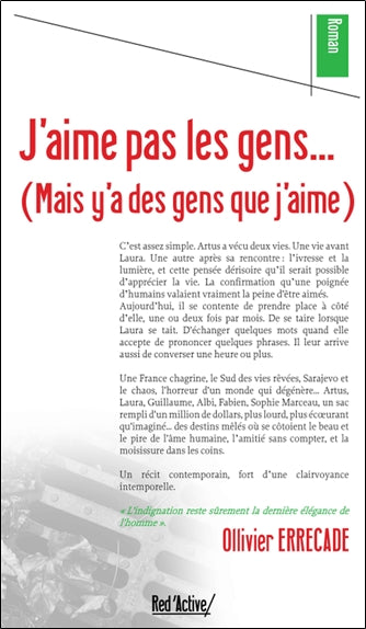 J'aime pas les gens... (mais y'a des gens que j'aime) Contemporary literature
