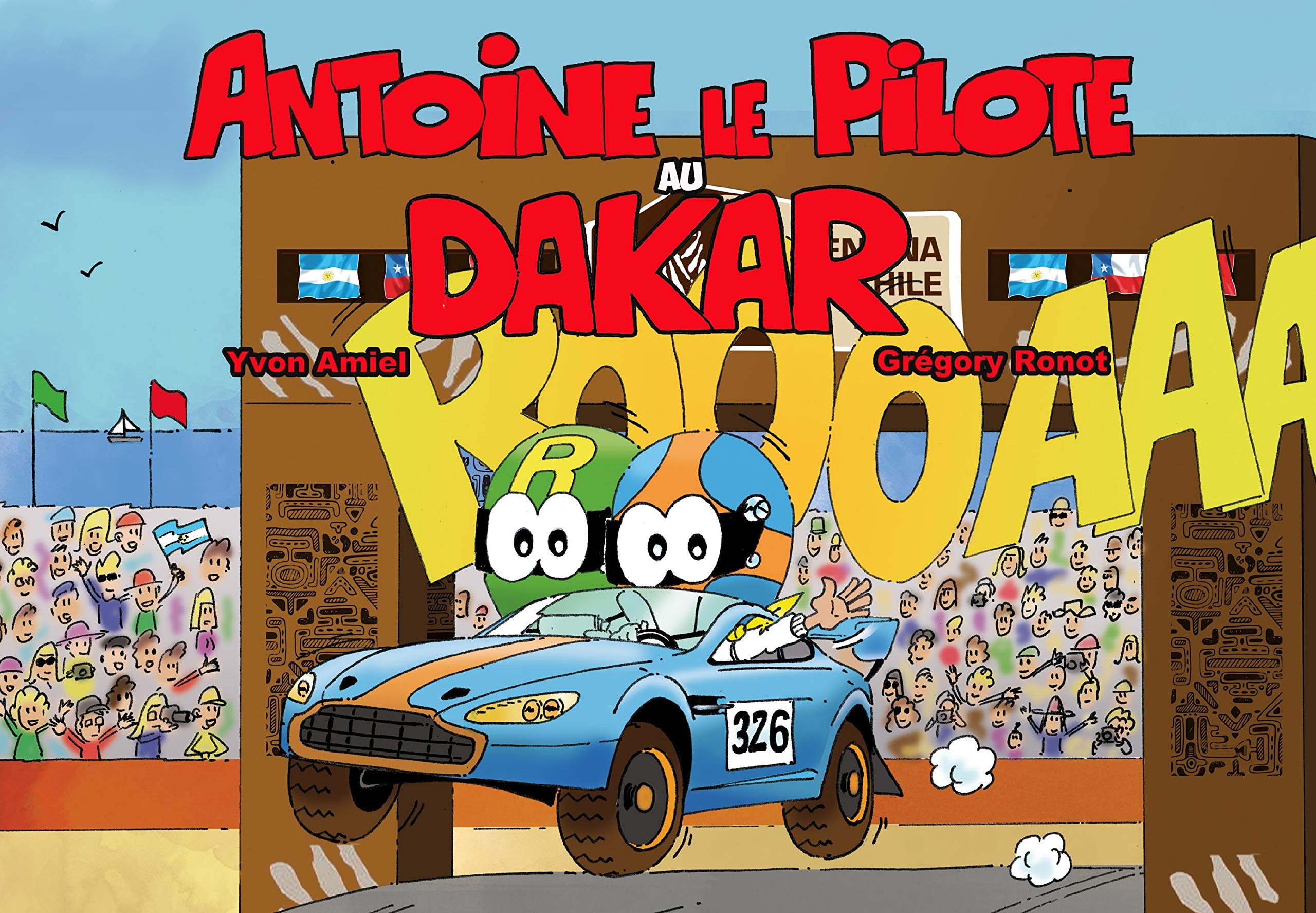 Antoine le pilote au Dakar book