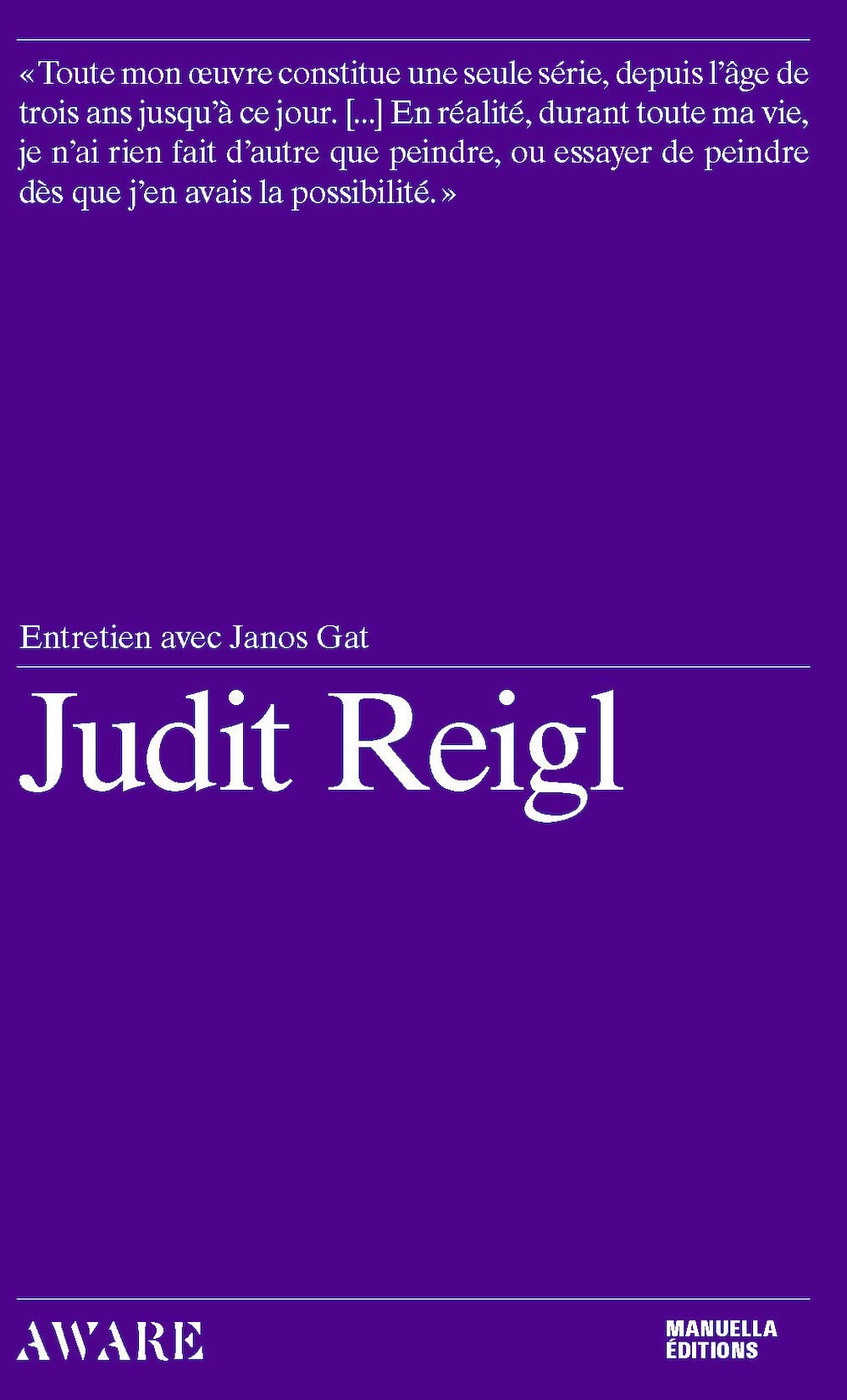 Judit Reigl: Entretien avec János Gát book