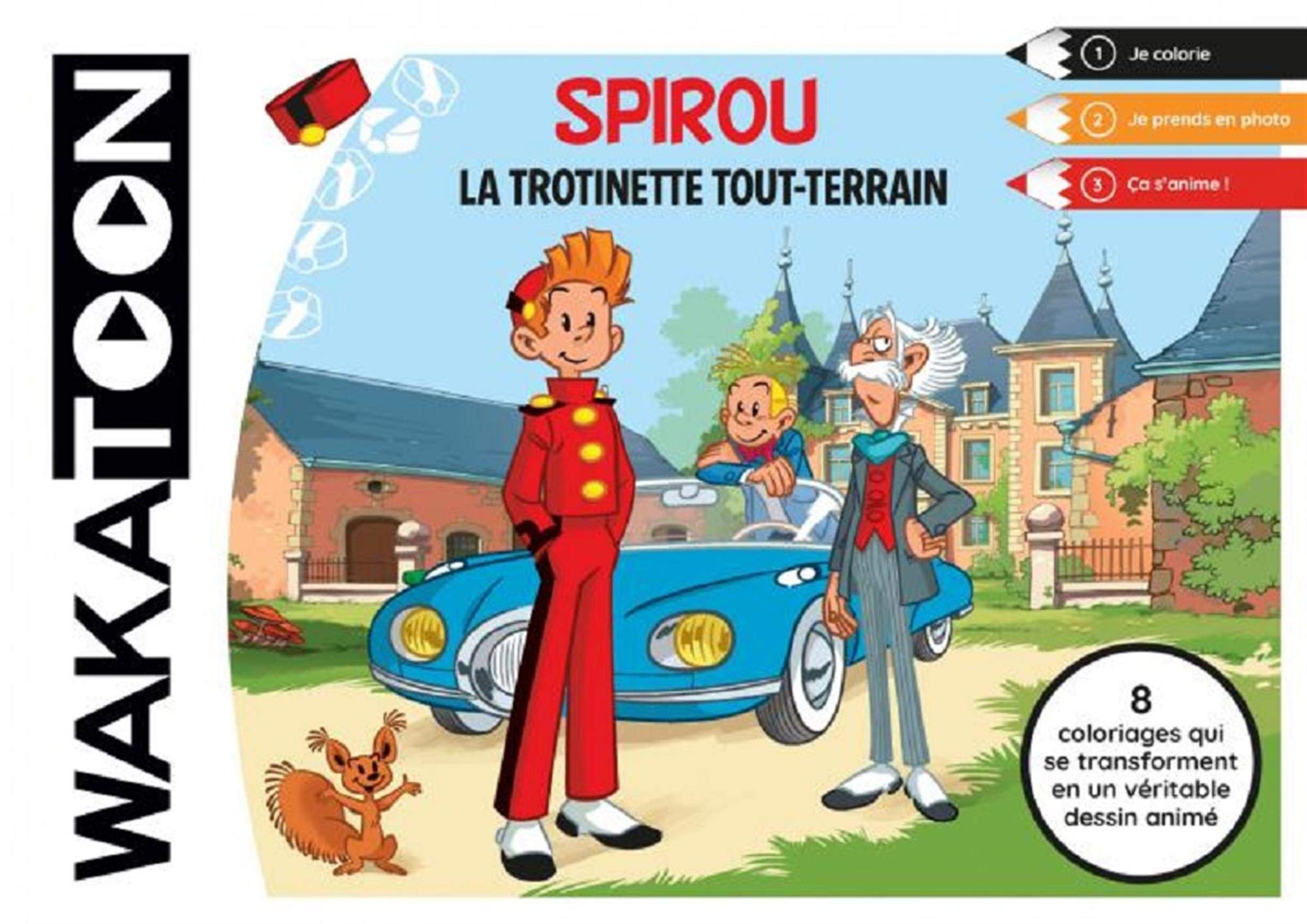 WAKATOON SPIROU ET FANTASIO, LA TROTTINETTE TOUT TERRAIN Tiptoi & Games