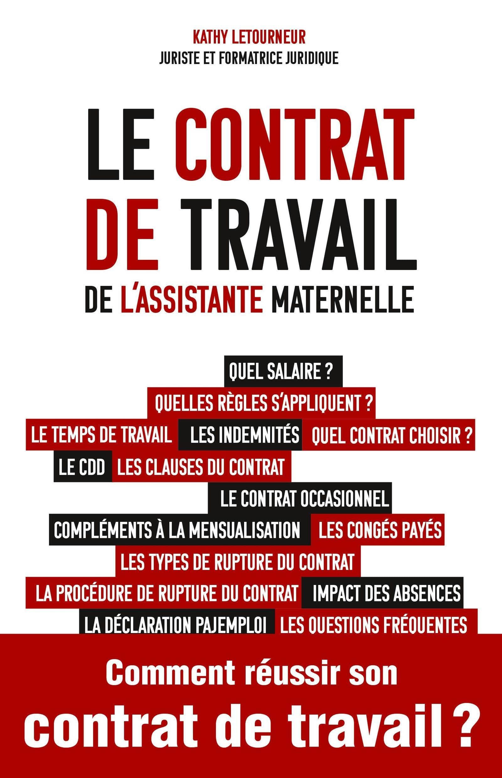 Le contrat de travail de l'assistante maternelle book