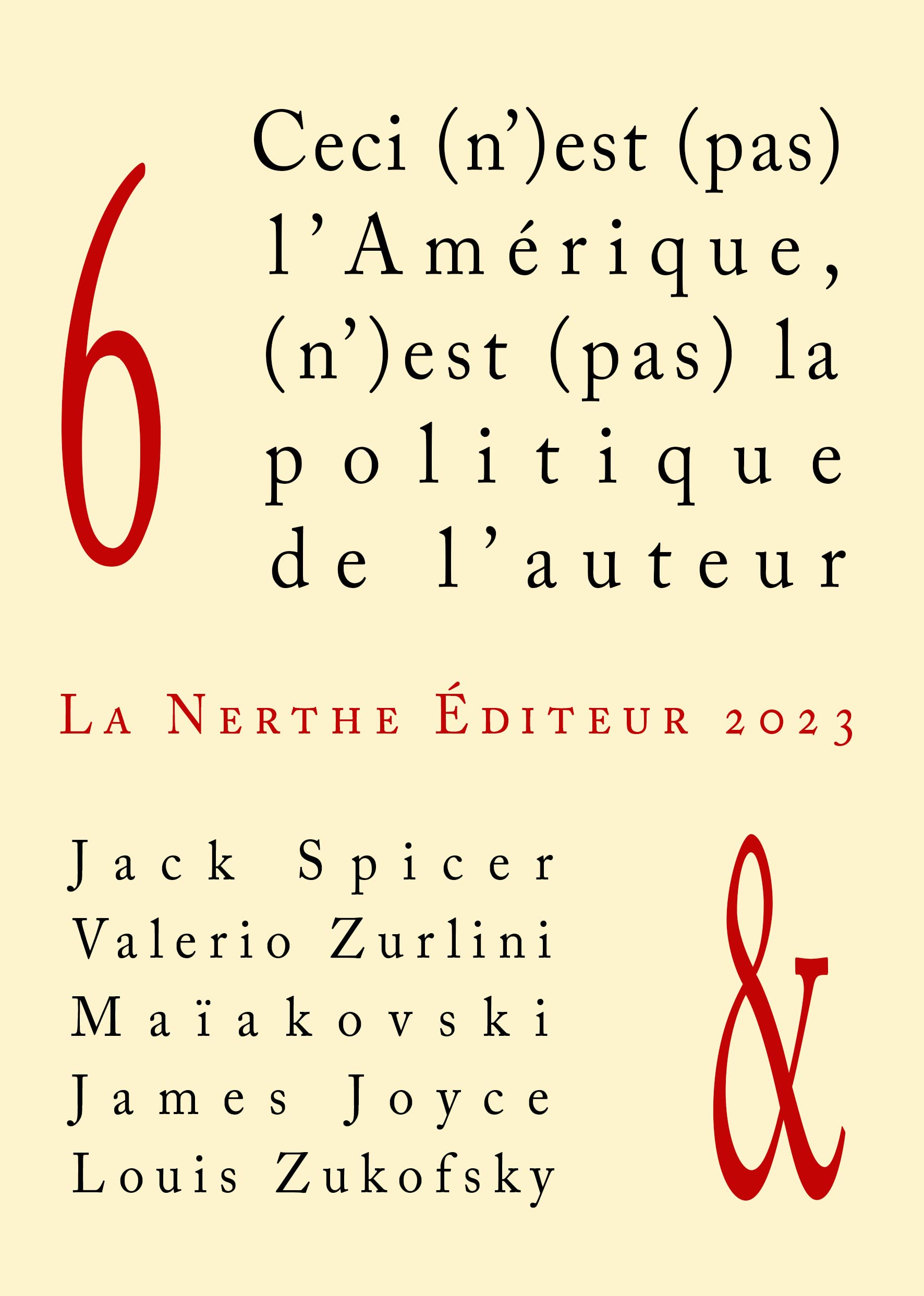 Ceci (n’)est (pas) l’Amérique, (n’)est (pas) la politique de l’auteur 6 book