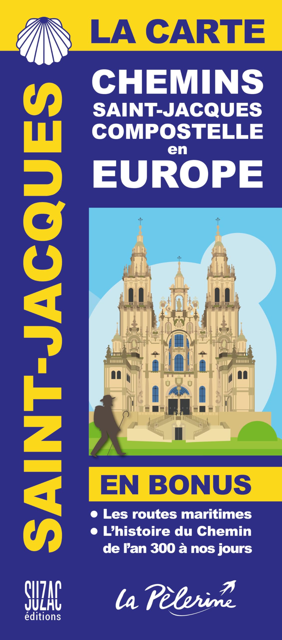 La carte des chemins de Saint-Jacques de Compostelle en Europe book