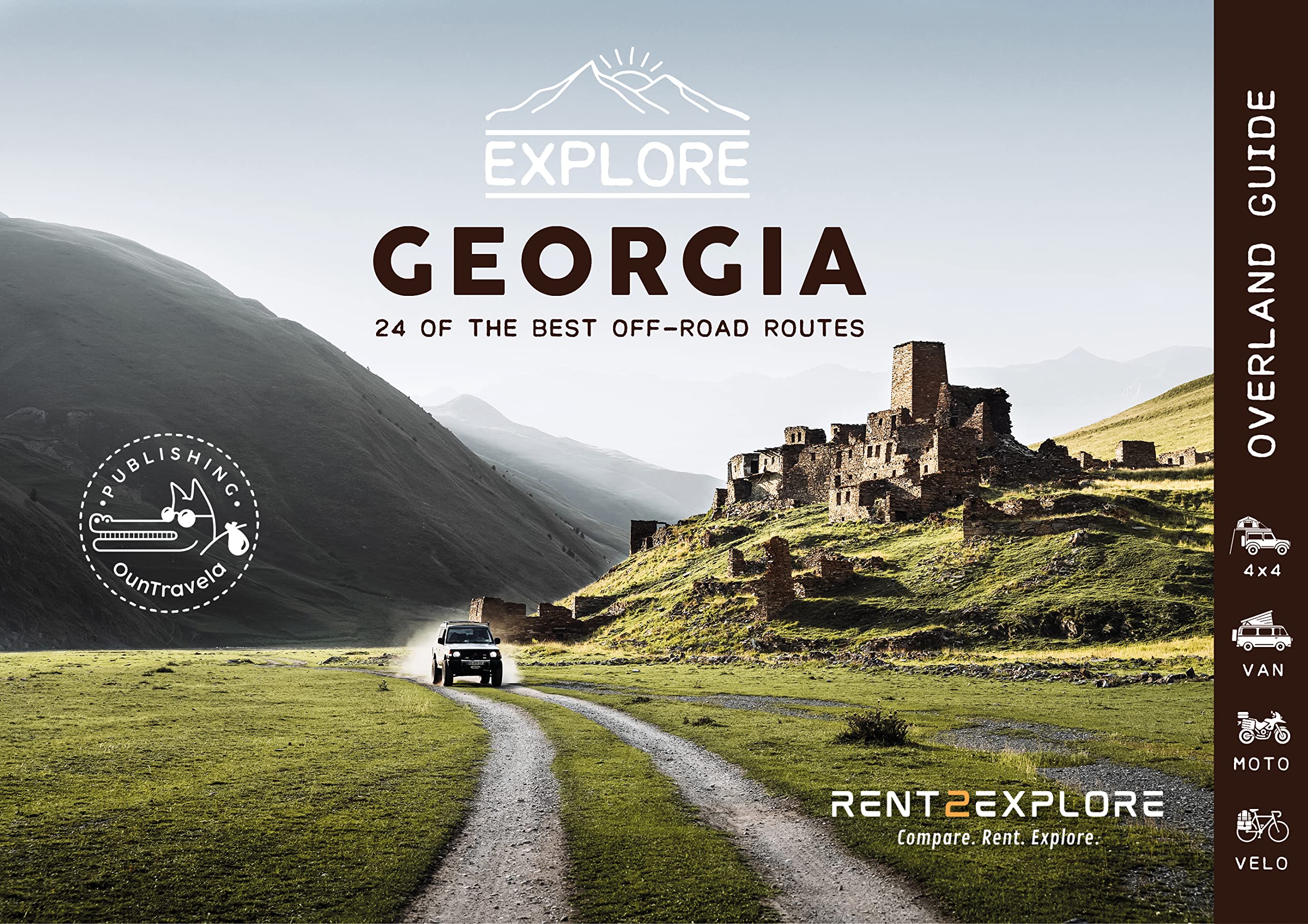 Explore Georgia - 24 of the best off-road routes - 4x4, van, bike and cycle: Georgia Travel Guide Book - Caucasus Leisure, Home & Garden