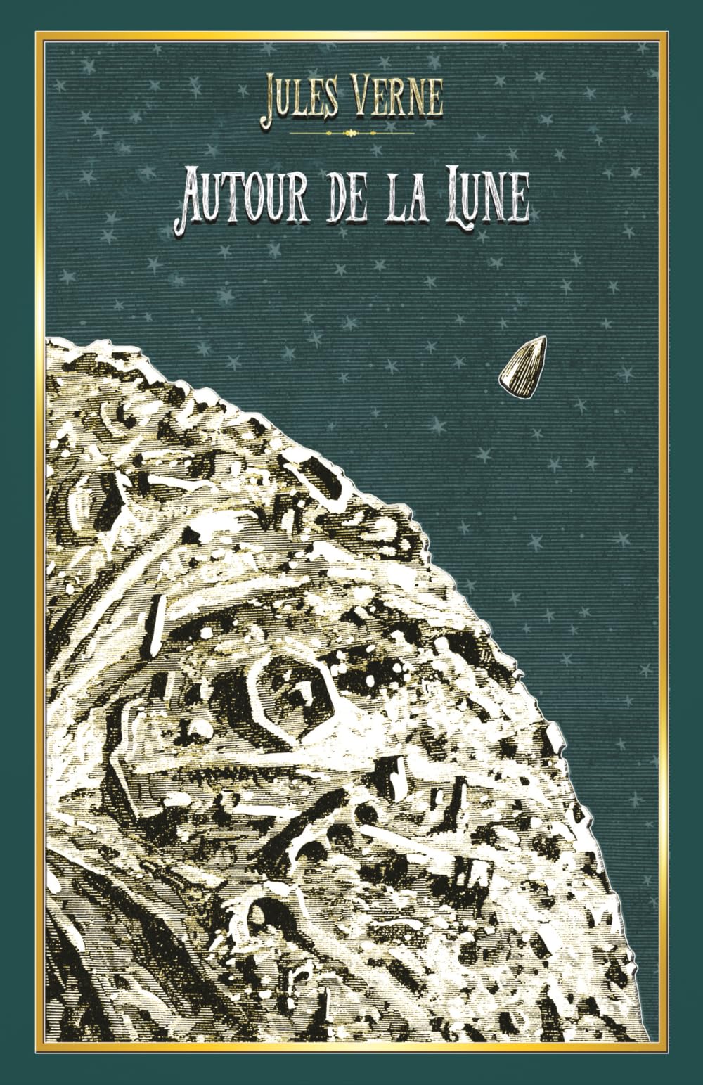 Autour de la lune: - Edition illustrée par 44 gravures book