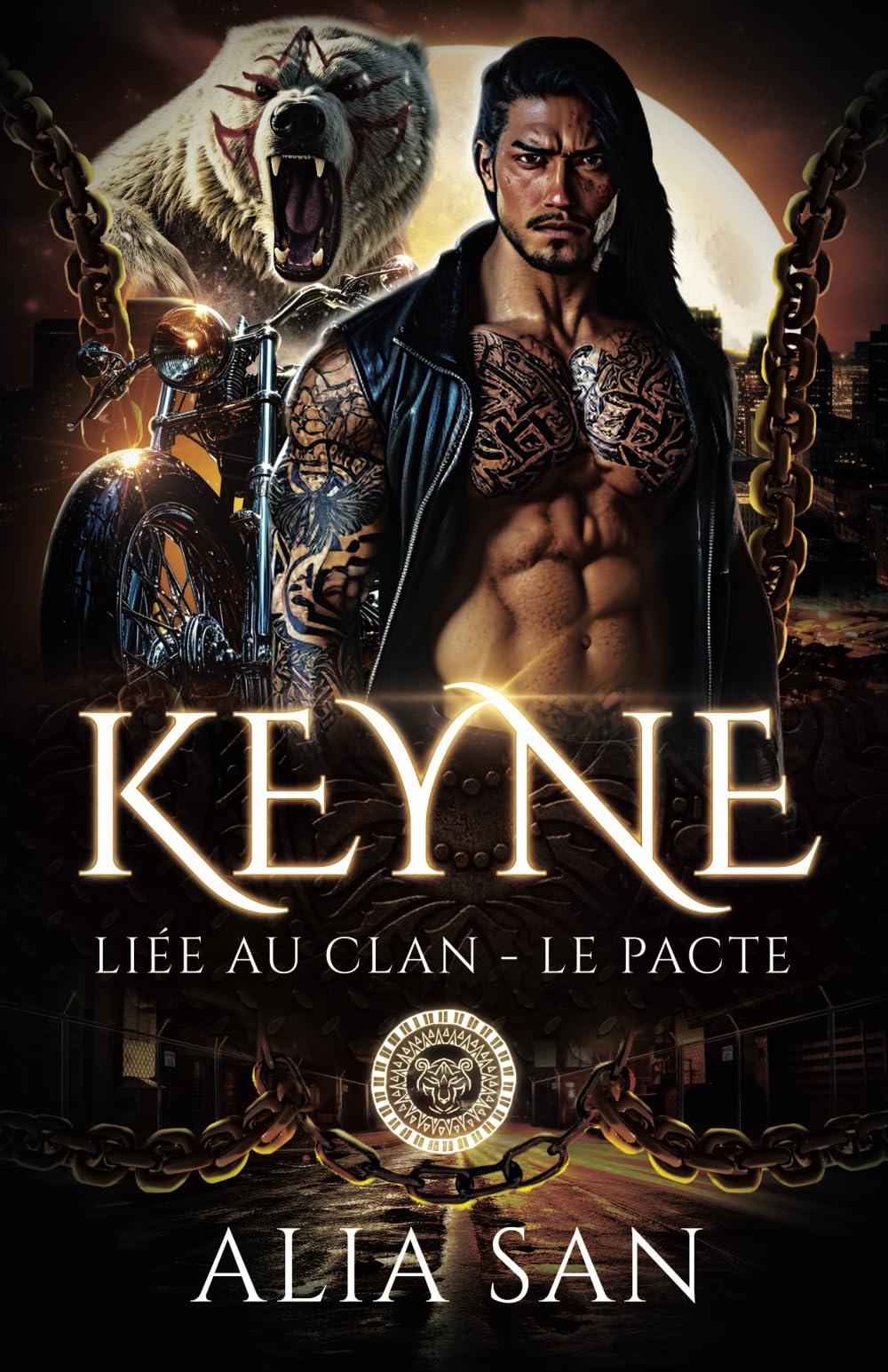 Keyne: une dark romance bikers & métamorphe inspirée de la Belle et la Bête (Liée au Clan - Le Pacte, Band 4) Fantasy & Sci-Fi