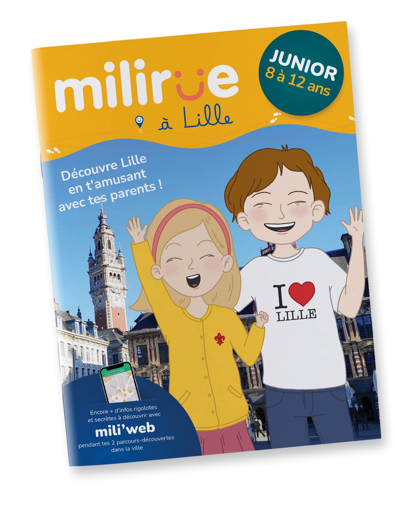 Milirue à Lille - Junior (8 à 12 ans): Découvre Lille en t'amusant avec tes parents ! Books