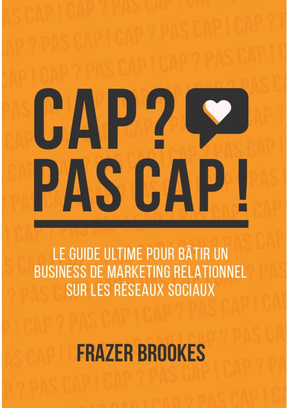 Cap ? Pas cap ! - Frazer Brookes book