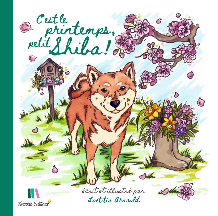C'est le printemps petit shiba book