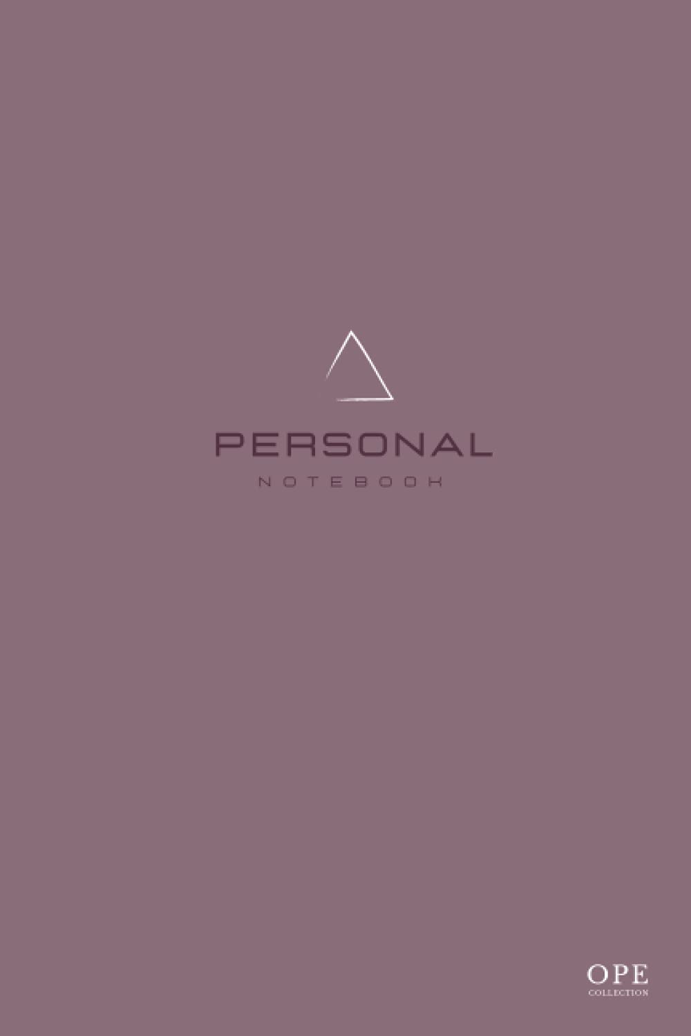 OPE Collection - Personal NoteBook Misterious Purple Edition | Carnet A5 - 200 Pages Blanches Lignées 90g/m²: Cahier d'écriture, Bloc-Note, Croquis, Dessin, Journal Intime Adulte book