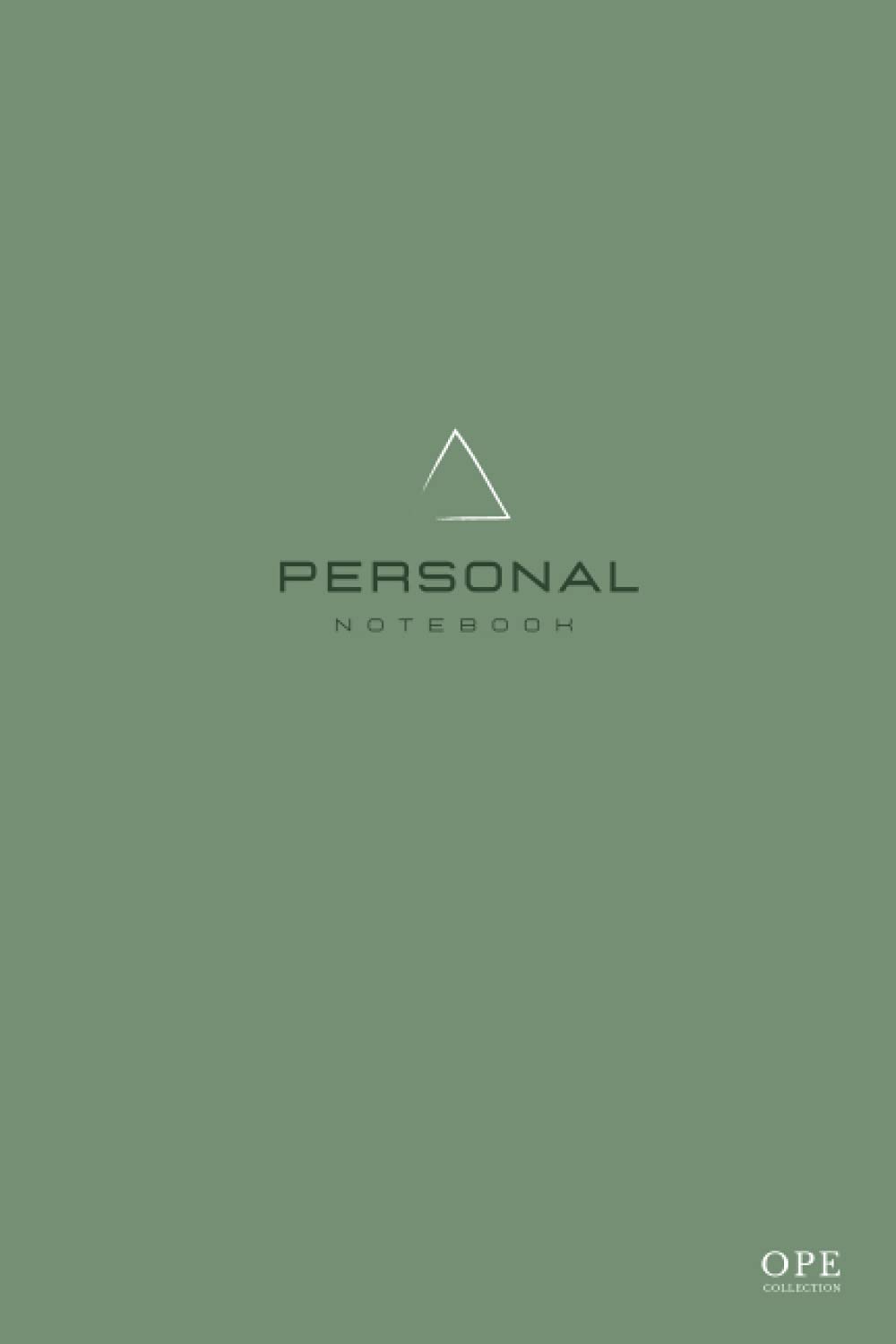 OPE Collection - Personal NoteBook Forest Green Edition | Carnet A5 - 200 Pages Blanches Lignées 90g/m²: Cahier d'écriture, Bloc-Note, Croquis, Dessin, Journal Intime Adulte book