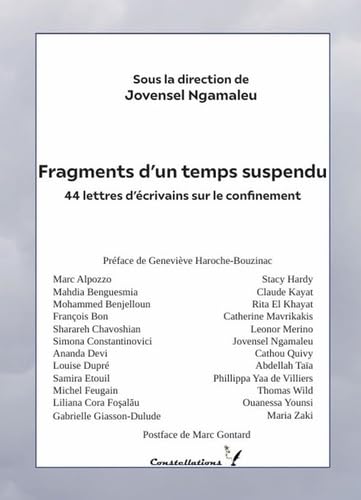 Fragments d'un temps suspendu: 44 lettres d'écrivains sur le confinement book