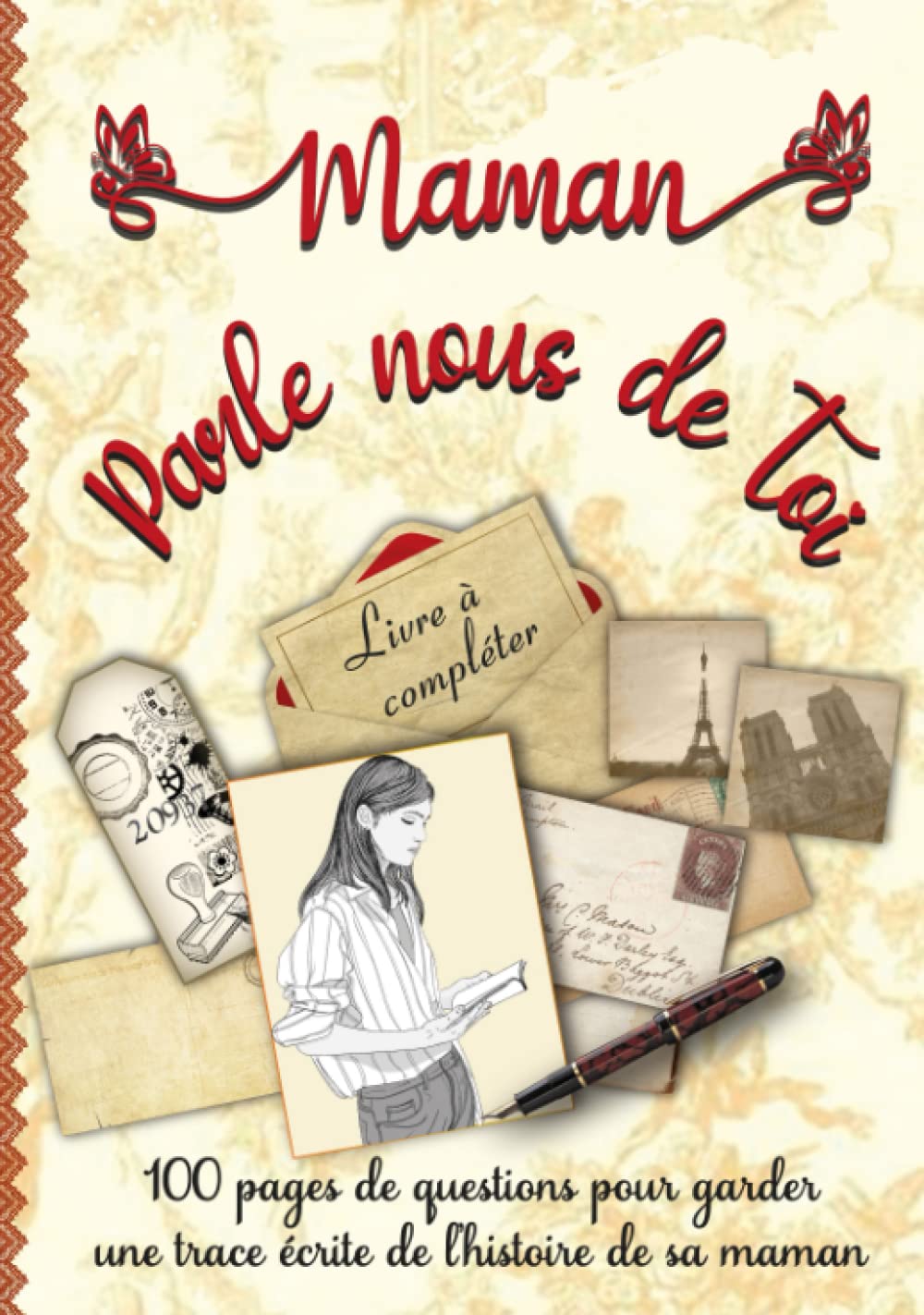Parle Nous De Toi Maman: Livre " Raconte moi ton histoire " A Compléter Avec L'Histoire De La Vie De Sa Mère - Cadeau Fete Des Mères Original ou à ... Noel ou Anniversaire - 100 Pages Design Retro book