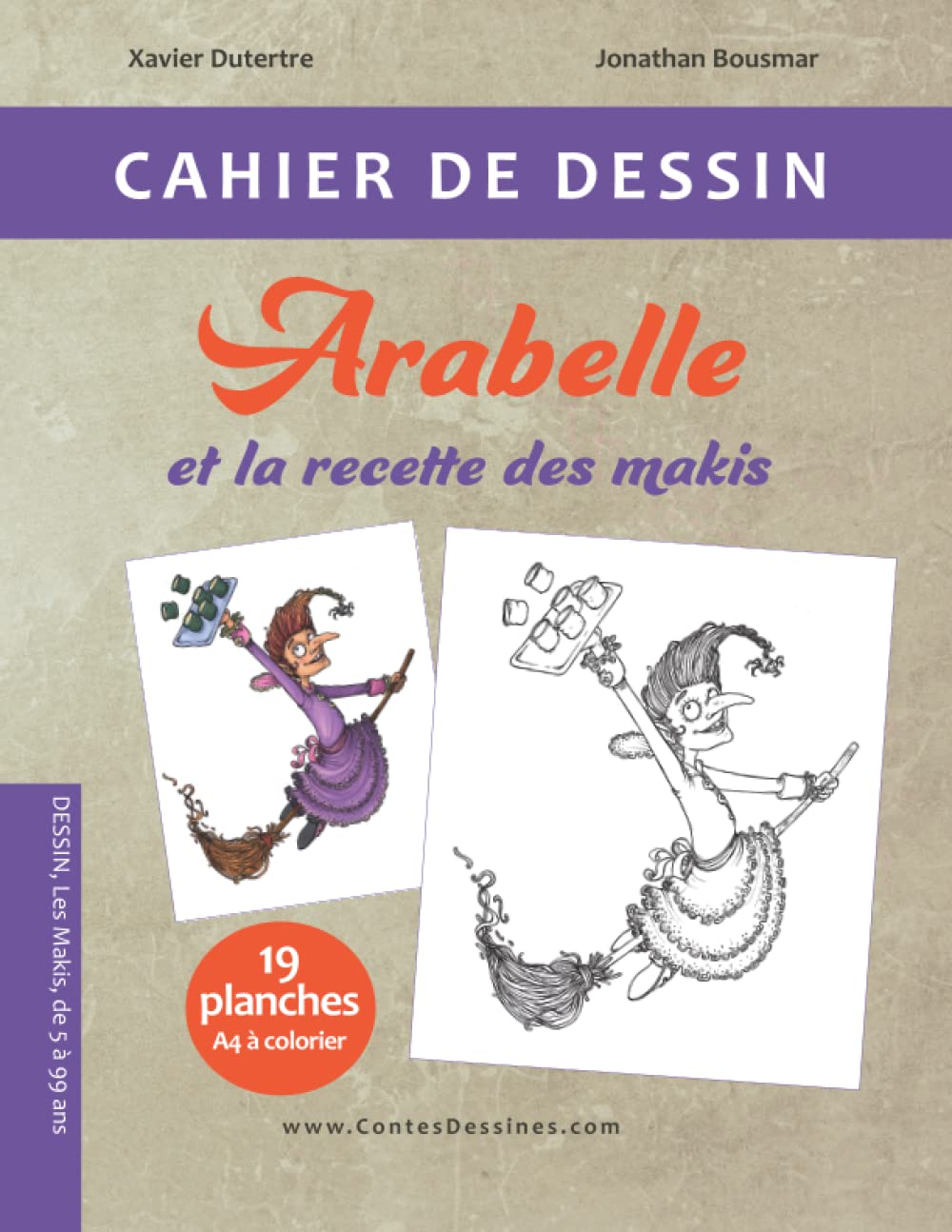 Cahier de dessin : Arabelle et la recette des makis: Cahier de dessin enfant à partir de 6 ans - Apprendre à dessiner book