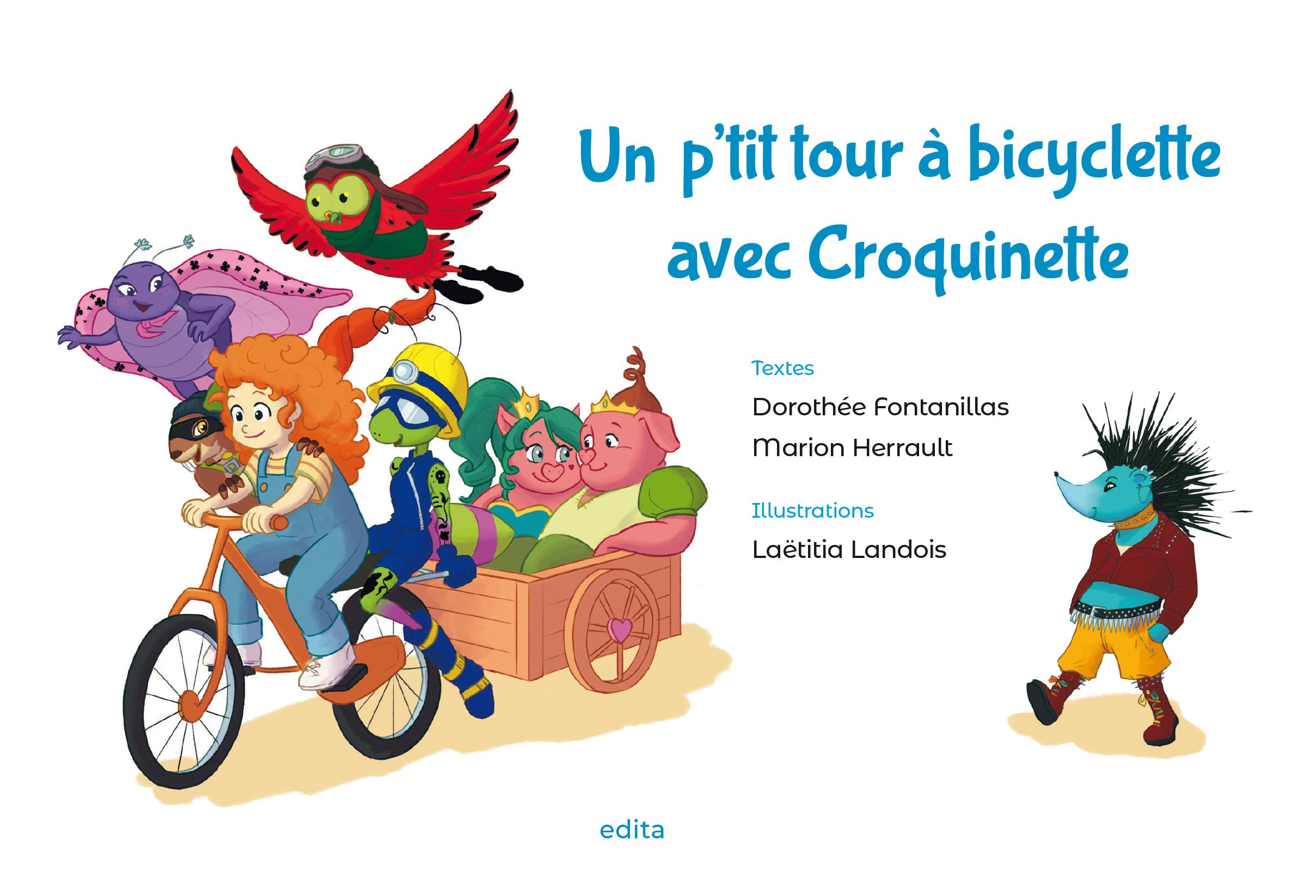 Un p'tit tour à bicyclette avec Croquinette book