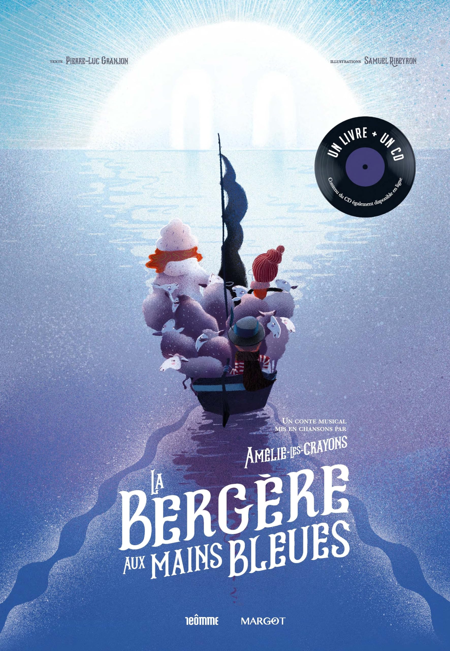 La bergère aux mains bleues - Livre CD book