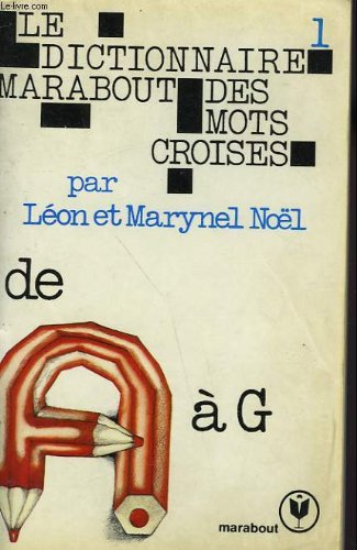 Dictionnaire marabout mots Croisés t01 (Ms0184) Books