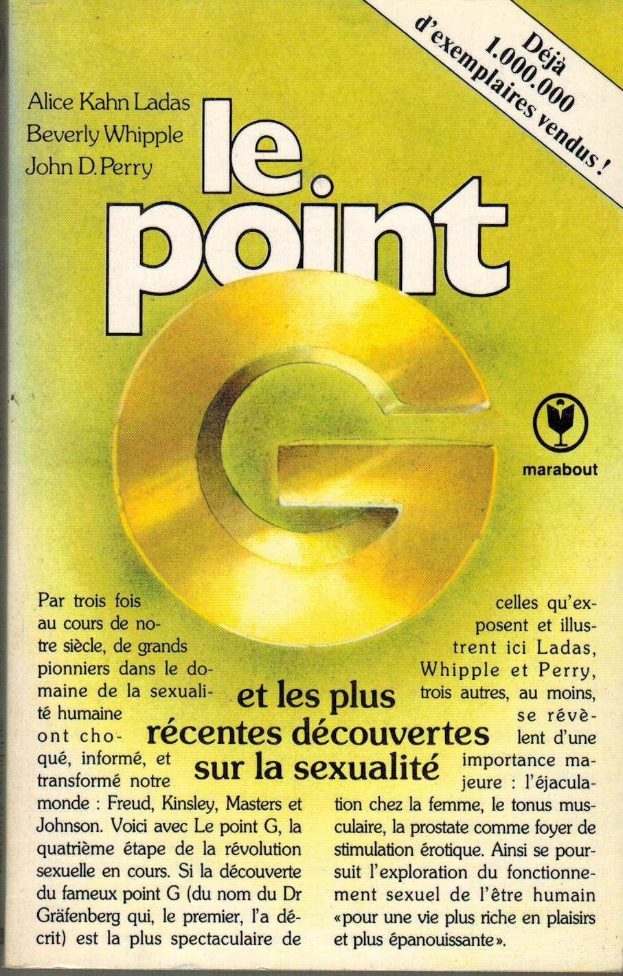 Le point G et autres découvertes récentes sur la sexualité humaine - traduit de l'américain par Christian Bounay Books