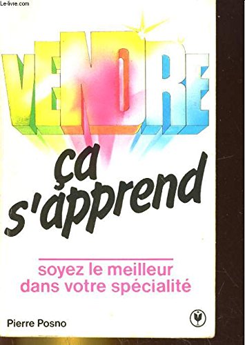 Vendre, ça s'apprend Books