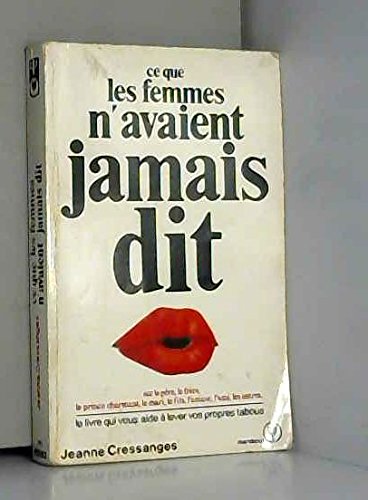 Ce que les femmes n'avaient jamais dit book