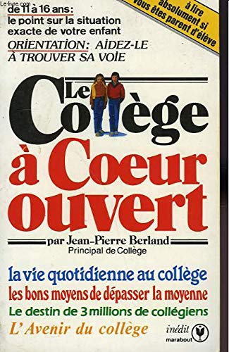 Le Collège à coeur ouvert book
