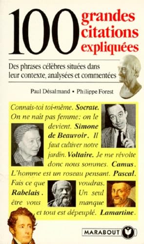 Product Image: Cent grandes citations expliquées