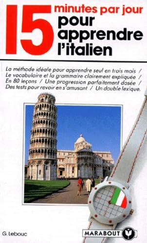 15 minutes par jour pour apprendre l'italien Books