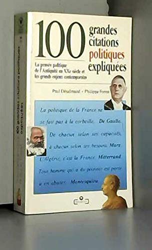 100 grandes citations politiques expliquées Books
