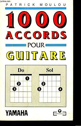1000 accords pour la guitare 010598 (Mar.Art) Books