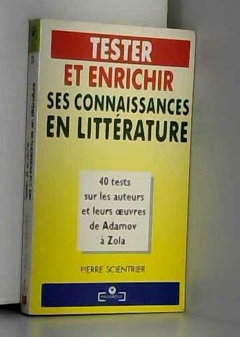 Tester et enrichir ses connaissances en littérature book