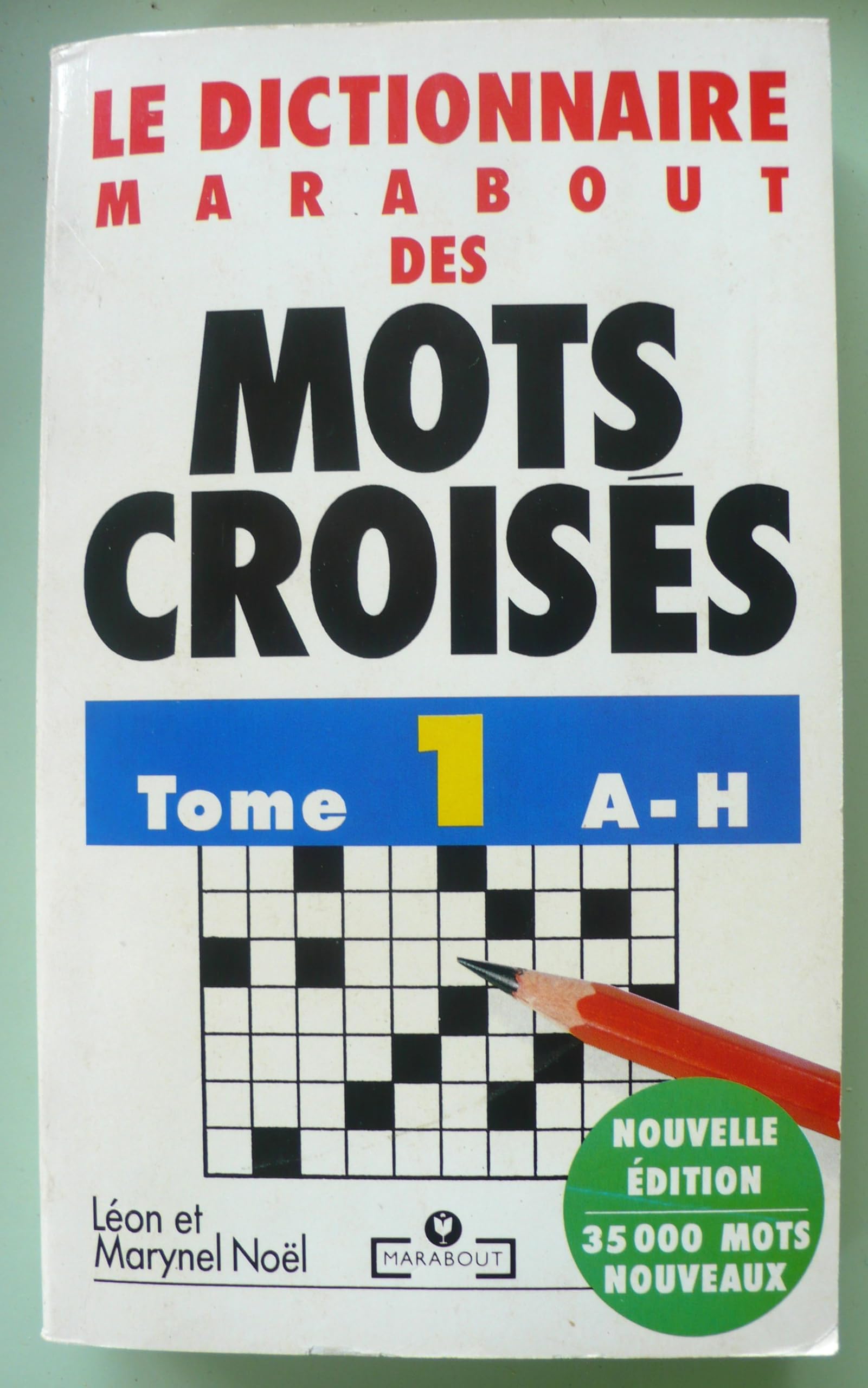 Dictionnaire Marabout des mots croisés: Tome 1 Books