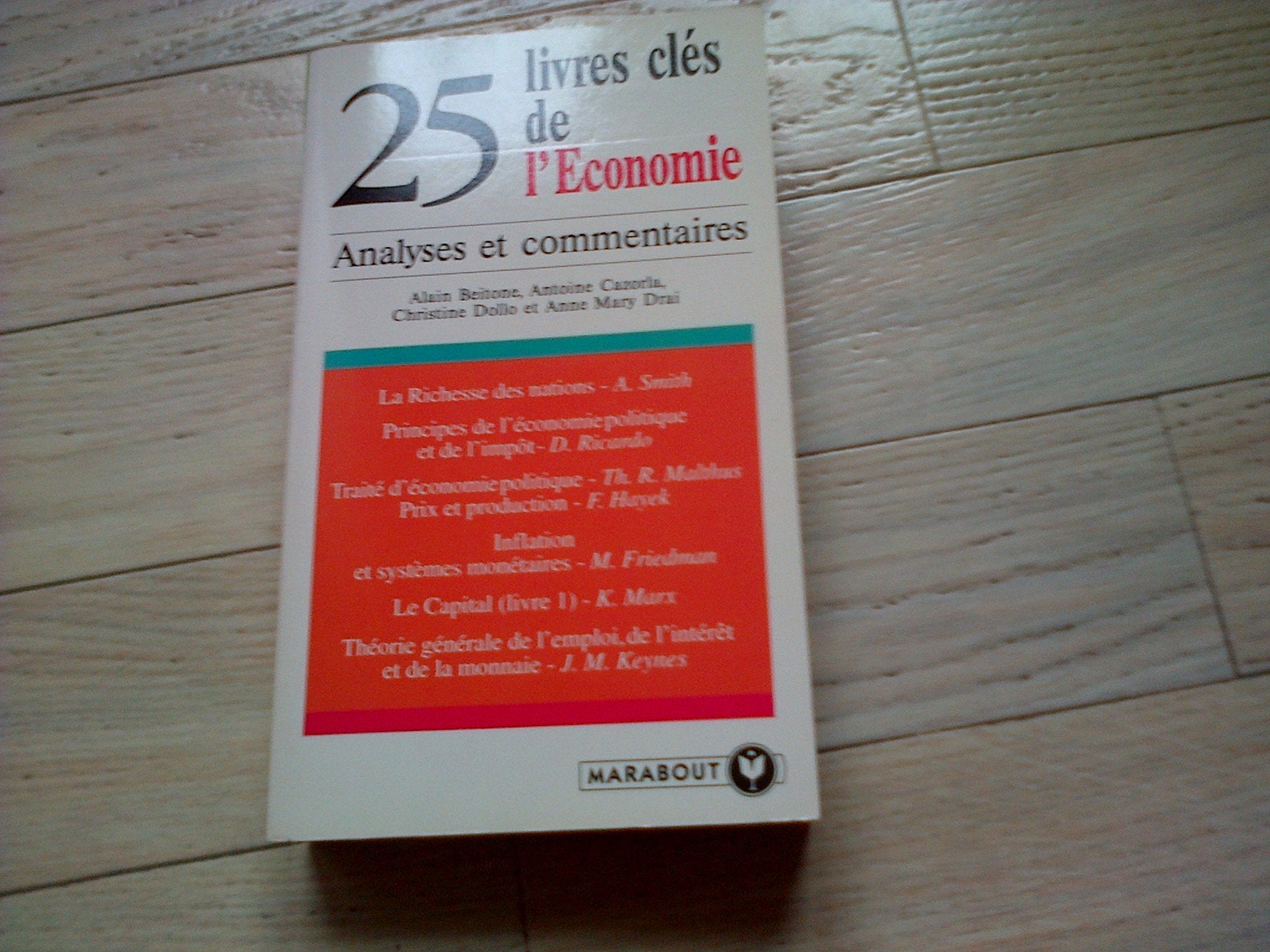 25 livres clés de l'Economie Books