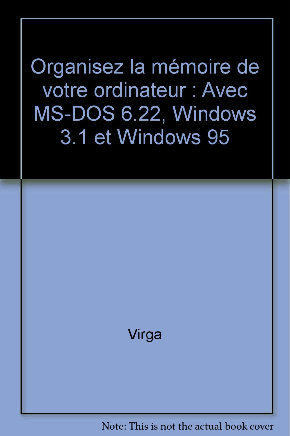 Organisez la mémoire de votre ordinateur: Avec MS-DOS 6.22, Windows 3.1 et Windows 95 book
