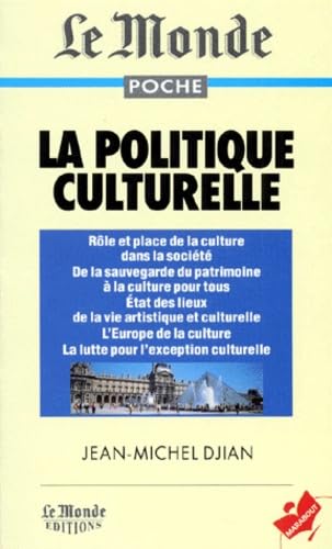 La politique culturelle book