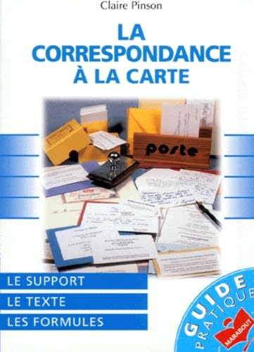 La correspondance à la carte book