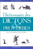 Dictionnaire des dictons et proverbes book